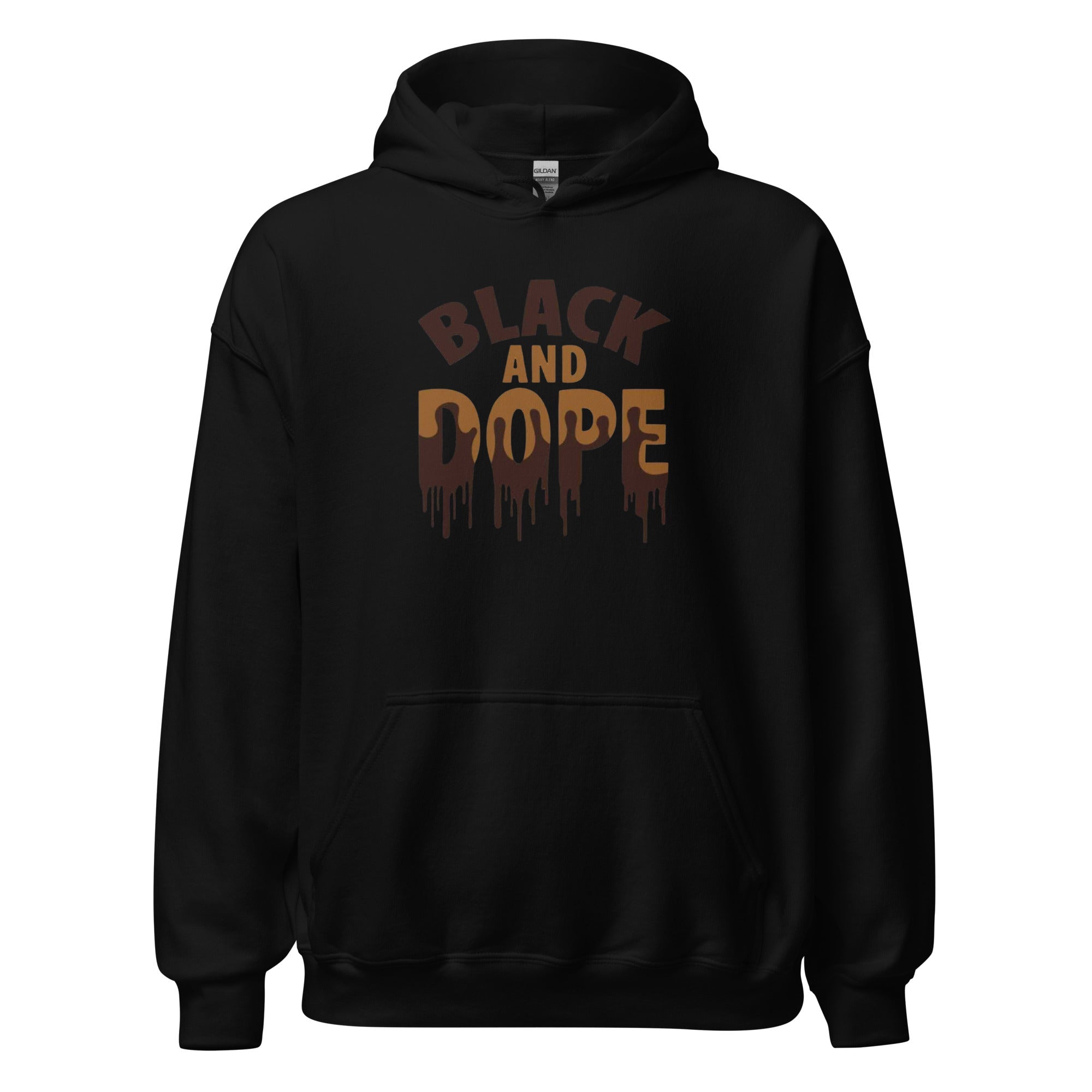 "Black & Dope" Women's Hoodie - Motion Tees
