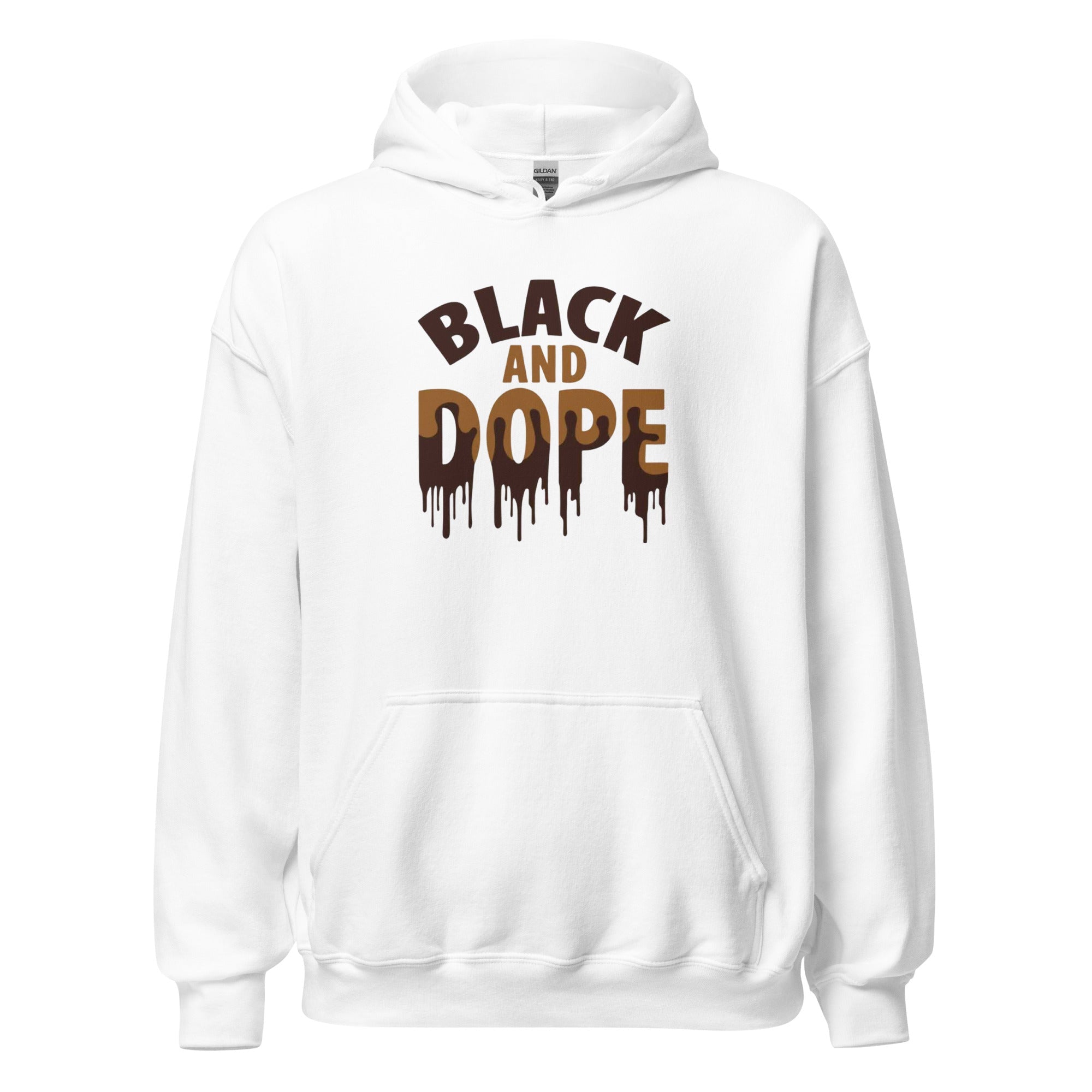 "Black & Dope" Women's Hoodie - Motion Tees