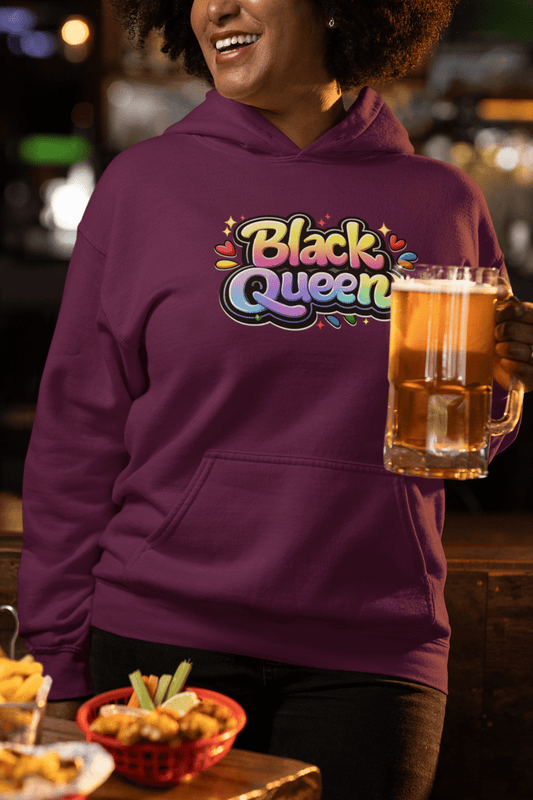 "Black Queen" Hoodie - Motion Tees