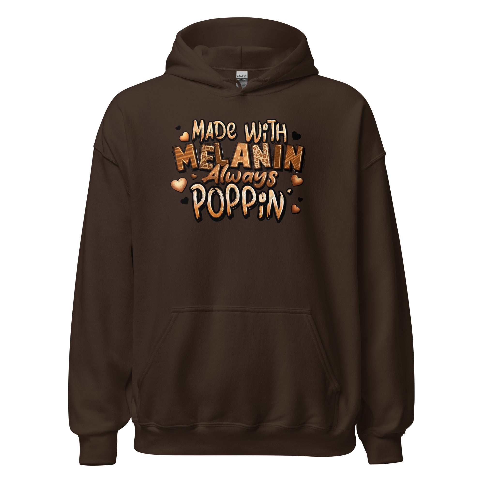"Made With ,elanin" Hoodie - Motion Tees