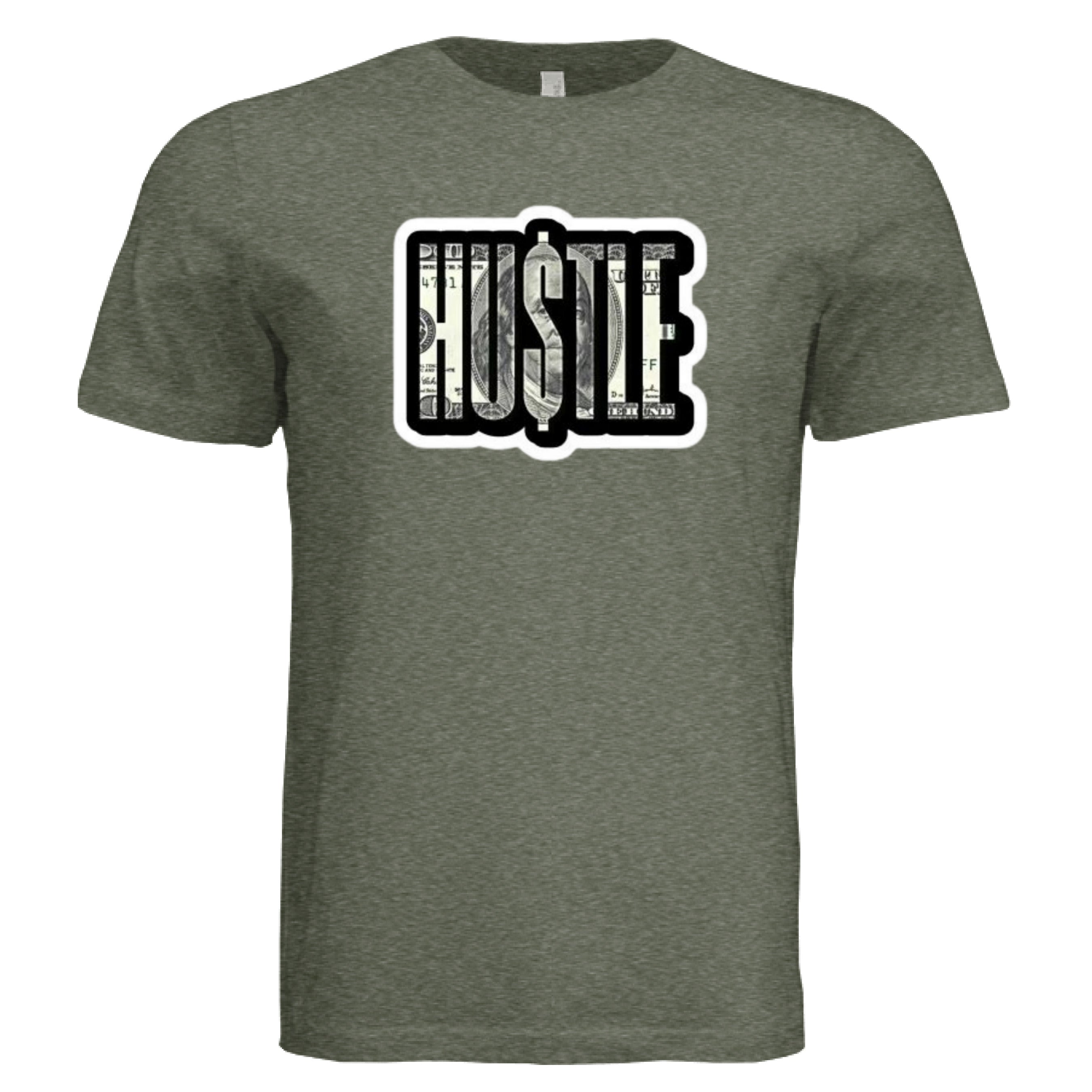 Military Green Triblend - FRONT