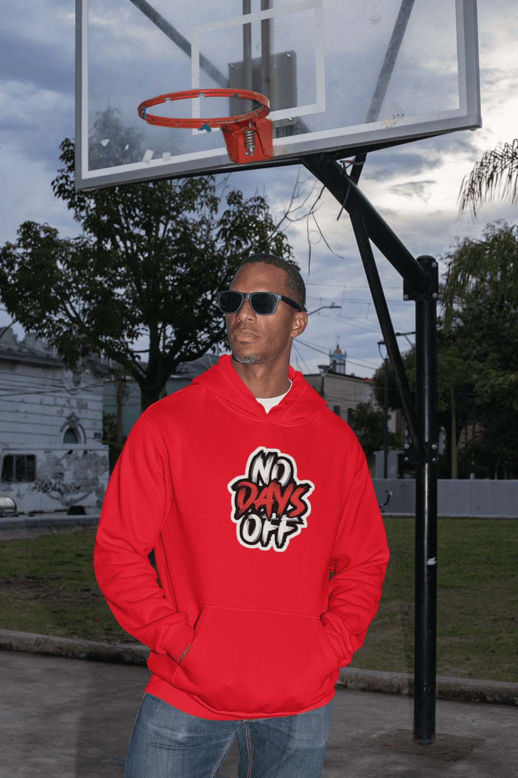 "No Days Off" Hoodie - Motion Tees