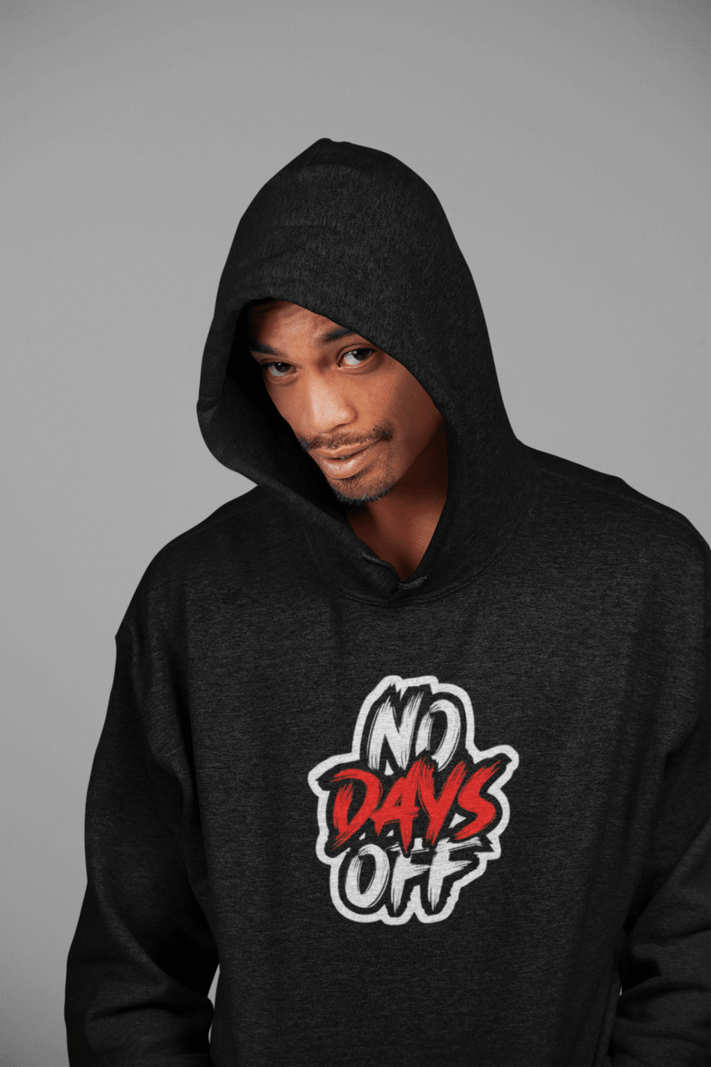 "No Days Off" Hoodie - Motion Tees