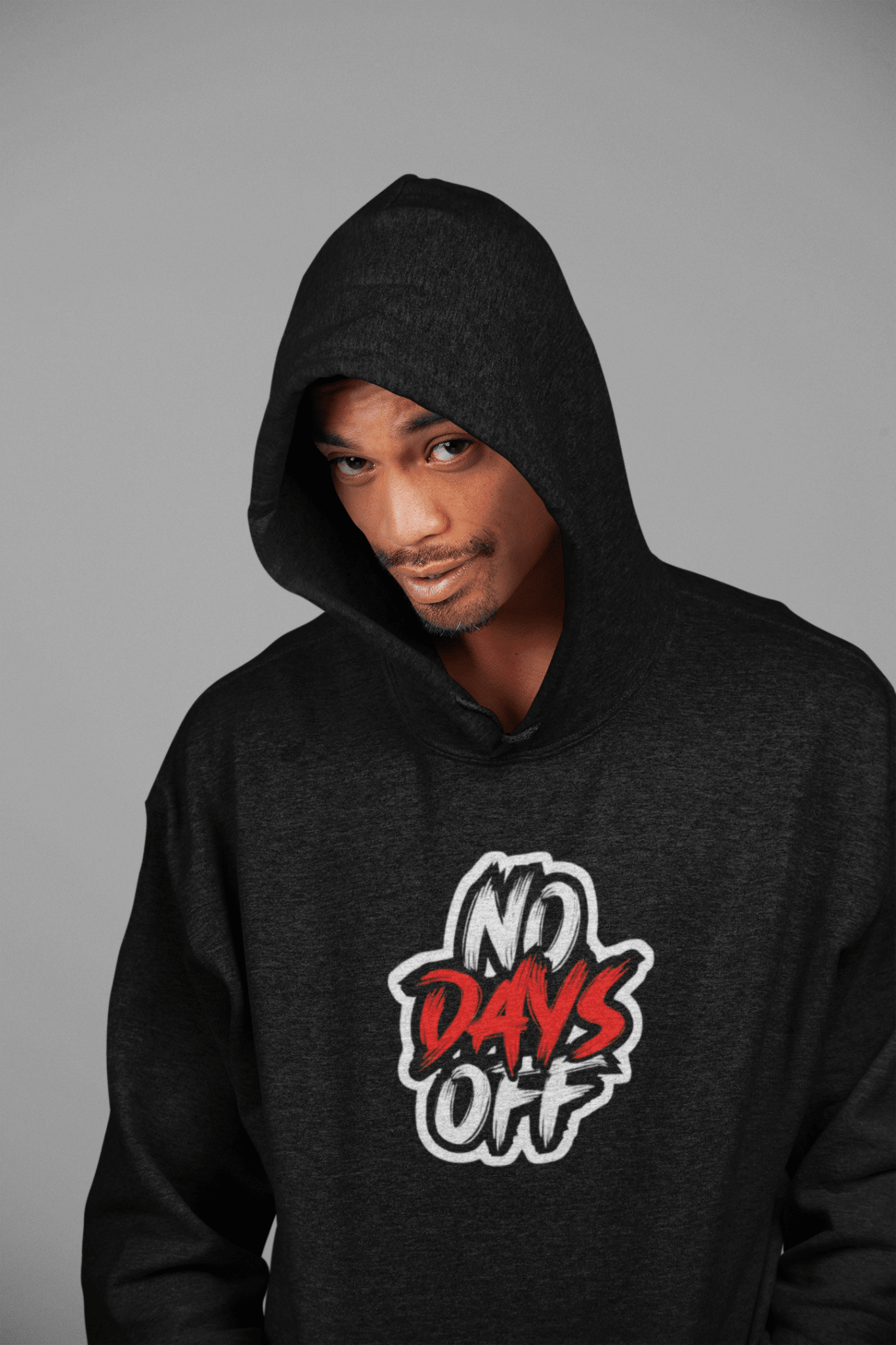 "No Days Off" Hoodie - Motion Tees