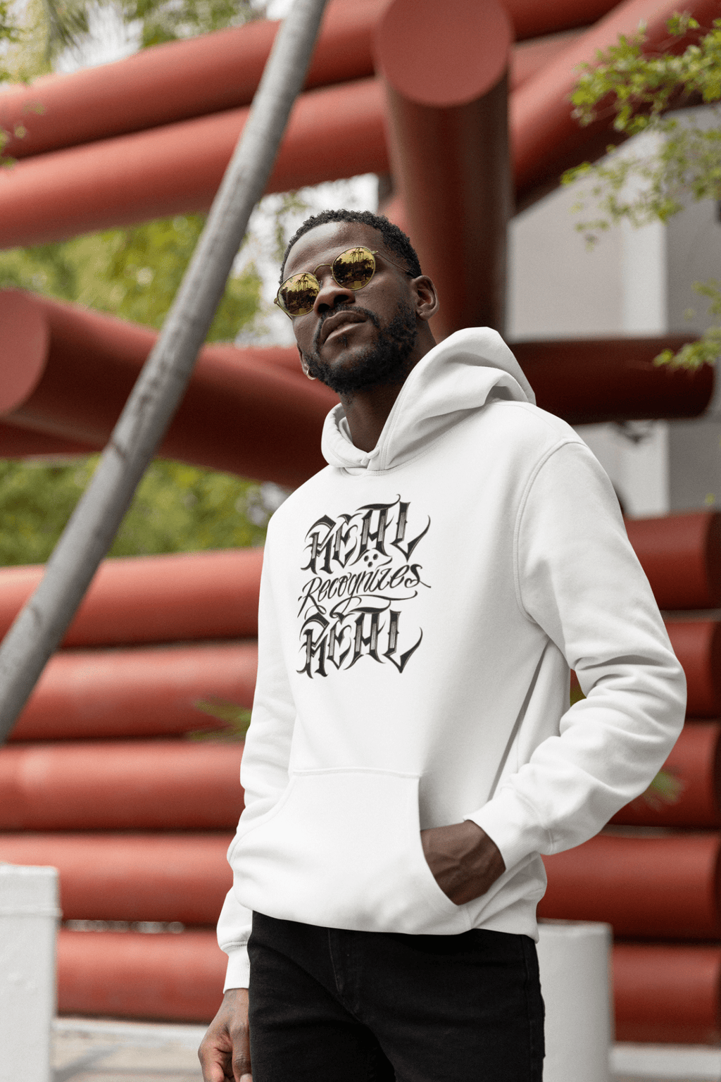 "Real Regonize Real" Hoodie - Motion Tees