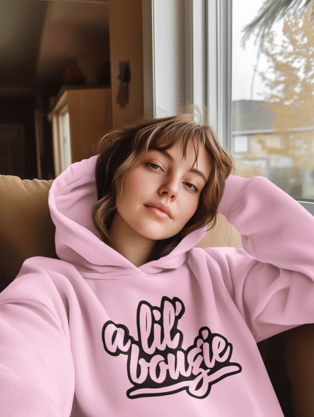 "A  Lil Bougie"  Hoodie